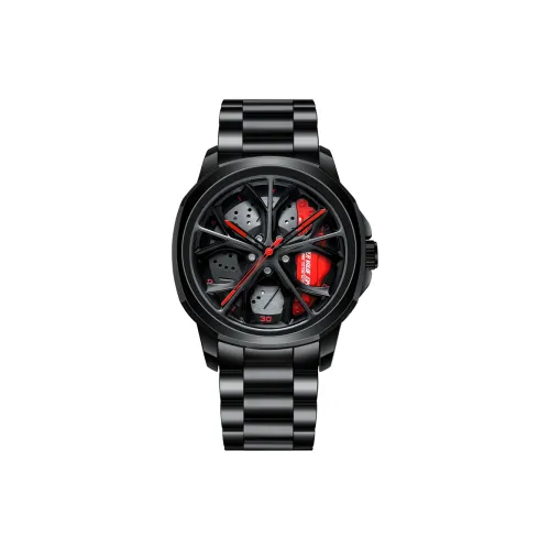 SVJ Кварцевый механизм Мужские часы 47мм*43мм*12мм Черный