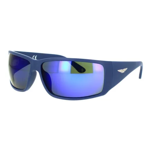 Police Ацетат Кошачий глаз Солнцезащитные очки Мужской Синий