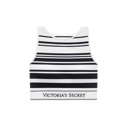 Victoria's Secret Майка Женская Черно-Белая Полосатая