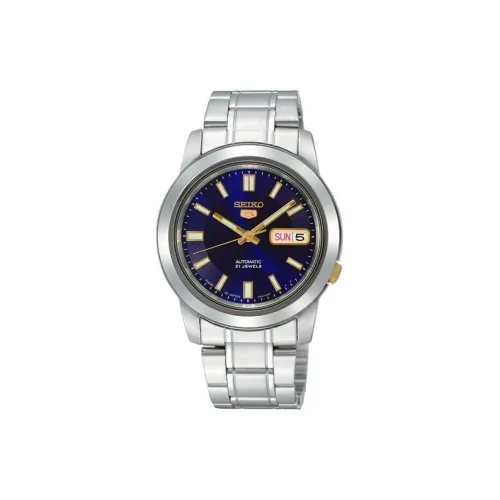 SEIKO Автоматический Механический Movement Унисекс Часы 38 мм Синие