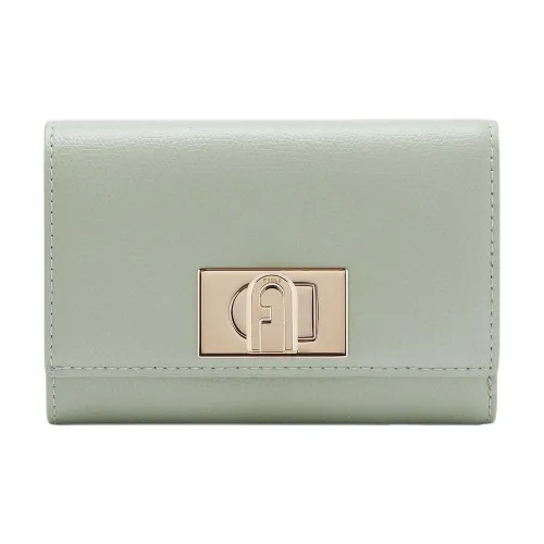Furla 1927 Collection Кожа Кошелек Средний Женский Светло-зеленый