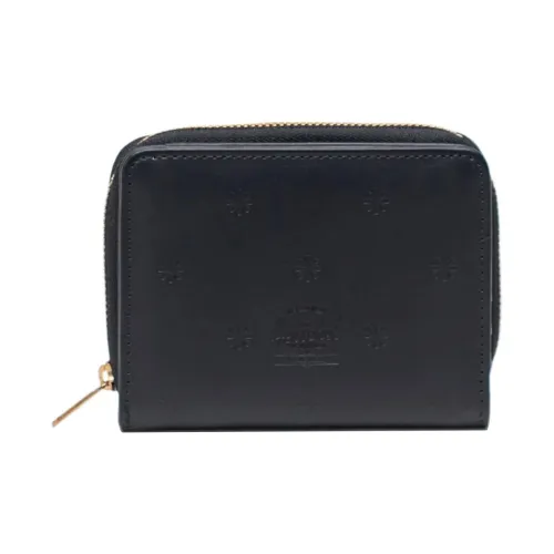 Herschel Веганская кожа Держатель для карт кошелек Унисекс Черный цветок