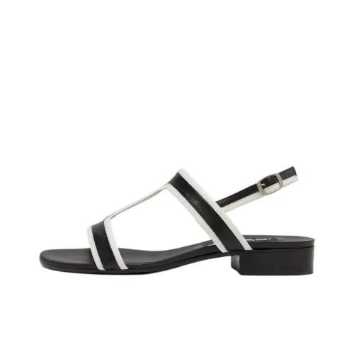 Carel One Ремешок Сандалии 2 см Женские Черный Белый