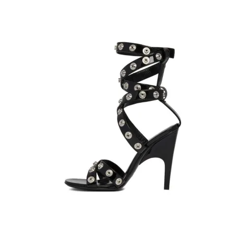 The Attico One Ремешок Сандалии 11 см Женские Черные