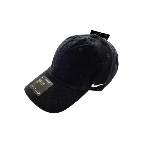 Nike Хлопковые кепки унисекс черные