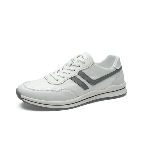 JIEDESEN Противоскользящие Амортизирующие Устойчивые к износу Дышащие Скейтборд Кроссовки Мужские Белые