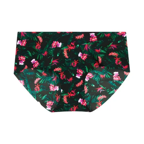 Victoria's Secret Женское нижнее белье 1 упаковка черный с листовым узором