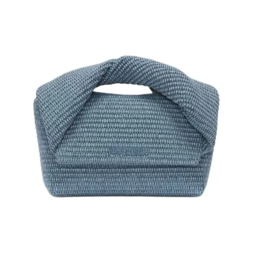 JW Anderson Рафия Сумка через плечо Сумка среднего размера Женская Розовая и Синяя