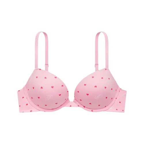Victoria's Secret Розовый Сердце Принт Женские Бюстгальтеры