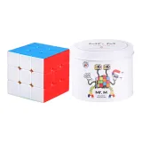 Третья степень Кожа Цветочный Цвет Магнитный куб [Железная коробка] S7233A-2