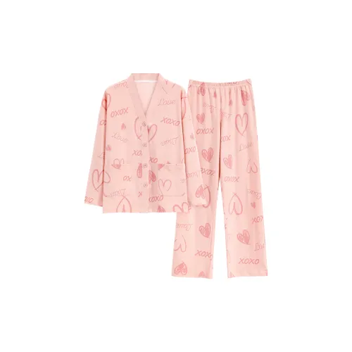 The Story Of The Flower Season Пижамный комплект Женские Лотос Цвет