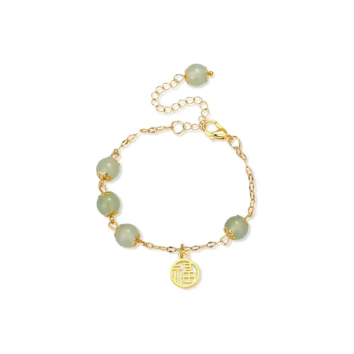 WANLIACC Цветное стекло Нефритовые браслеты Женские