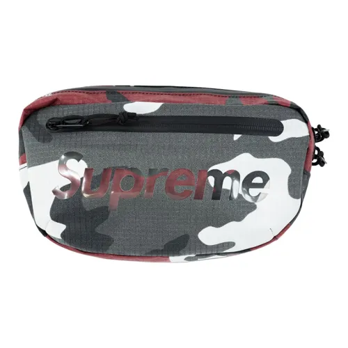 Supreme Полиэстер Бананка Женская Красная Камуфляжная