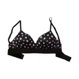 Чёрный цветок принт