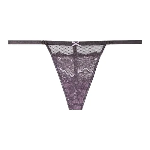 Victoria'S SecretVICTORIA'S Secret Стринг Женские 1 упаковка Фиолетовый Серый