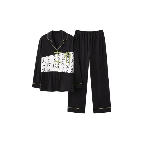 Chun Xi Pajama Комплект Женский Черный