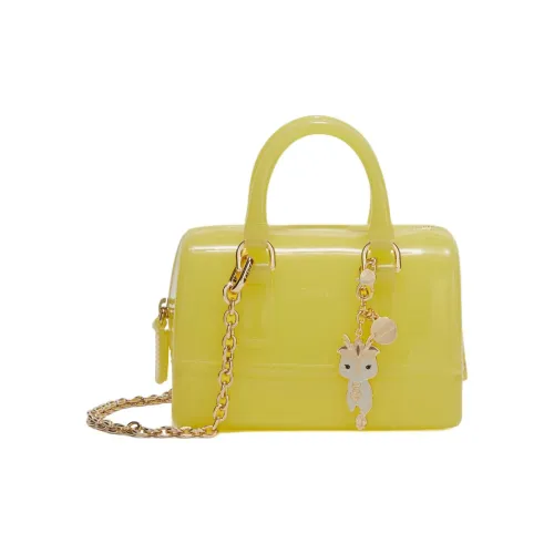 Furla Конфетный цвет PVC Сумка через плечо Сумка Мини Женская Золотая