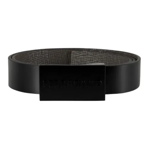 Ferragamo Ремни из коровьей кожи Мужской Черный Ширина 3 см