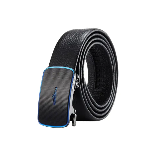 Seven Автоматическая застежка не растрескивающиеся складки ремни из коровьей кожи мужской 3,0 см