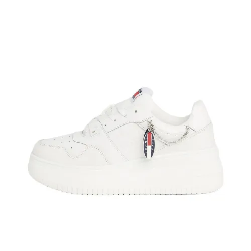 Tommy Hilfiger Низкие Кроссовки для скейтбординга Женские Белые