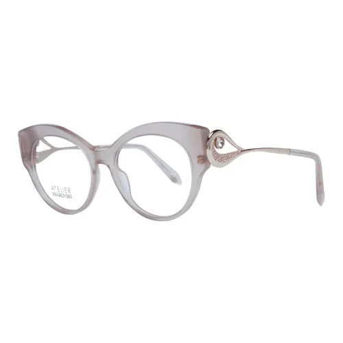 Swarovski Пластик Кошачий глаз Оправы для очков Женские Серый