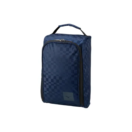 Mizuno Сумка для обуви из синтетического волокна дорожные органайзеры унисекс синий