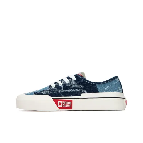 BOBBIE BURNS Низкие кроссовки для скейтбординга унисекс синие