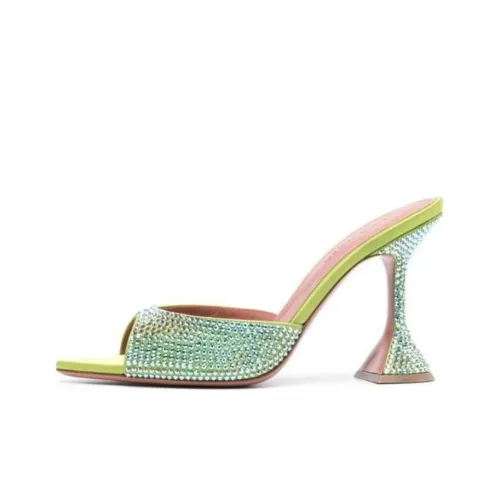 AMINA MUADDI Слипоны 10 см Женские Зеленые