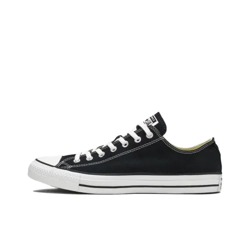 Converse All Star Low Top Canvas Shoes Unisex Black White Конверс All Star Low Топ Кеды Унисекс Черный Белый