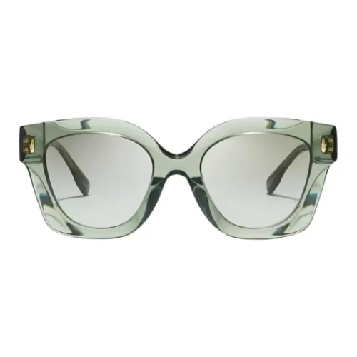 TORY BURCH Ацетат Квадратные Солнцезащитные Очки Женские Зеленые