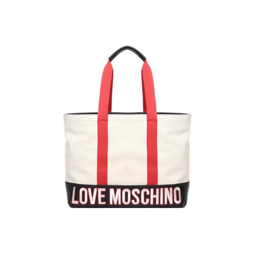 LOVE MOSCHINO Хлопок с полиуретаном сумка-тоут сумка для покупок сумка через плечо сумка женская белая и черная