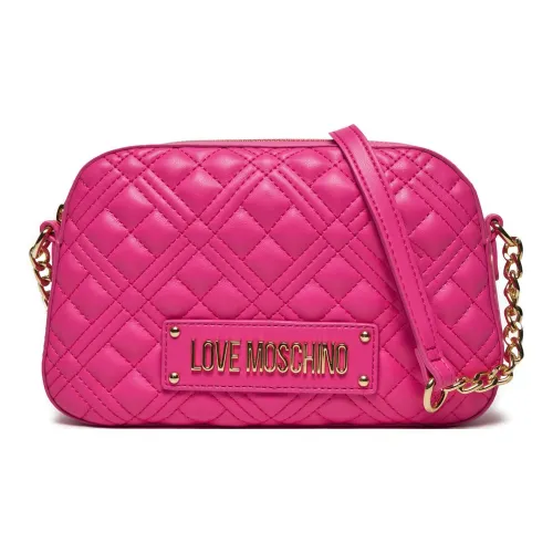 LOVE MOSCHINO Сумка через плечо из искусственной кожи маленькая женская розовая