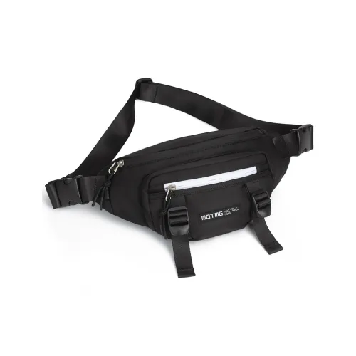 NOT ME Ткань Слинг-Сумка Сумка на Пояс Стандартная Унисекс Белый Черный Крутой Черный