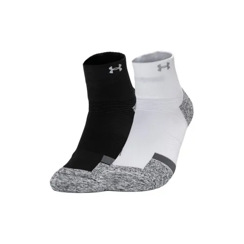 Under Armour 2 шт черный+белый женские носки MID до икры