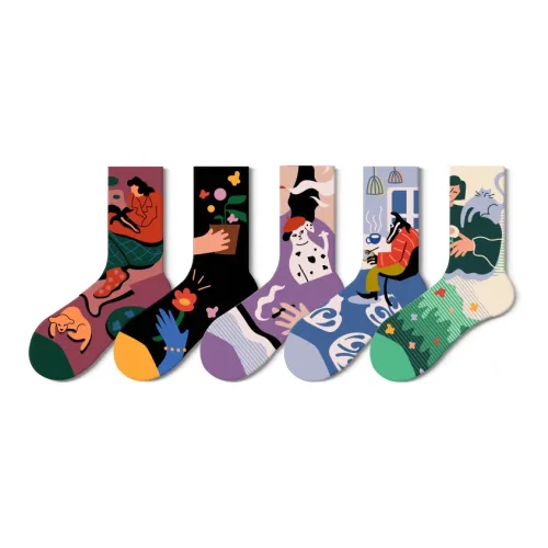 RUMEE FOR Носки Crew Унисекс упаковка из 5 пар