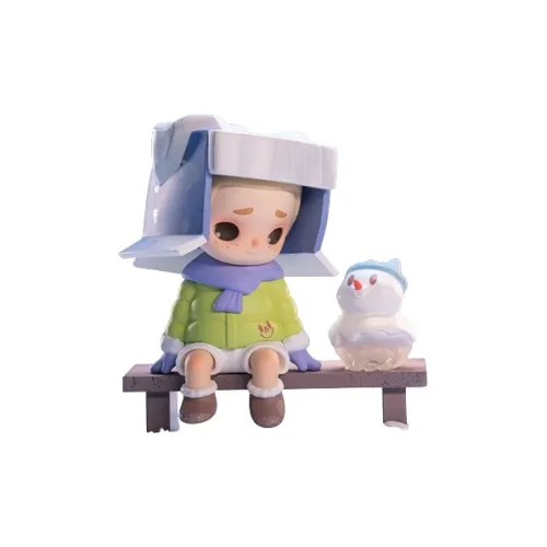 52TOYS NOOK Ограниченный выпуск Зимний The Wait Прозрачный Слепой Бокс на карточке 11,5 см