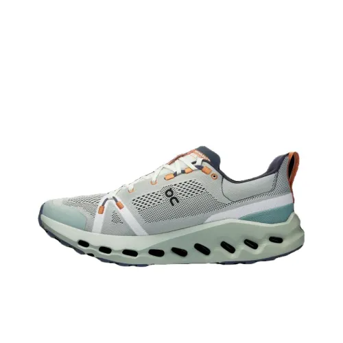 On Cloudsurfer Main Collection Беговые кроссовки Низкий топ Серый Зеленый Мужской