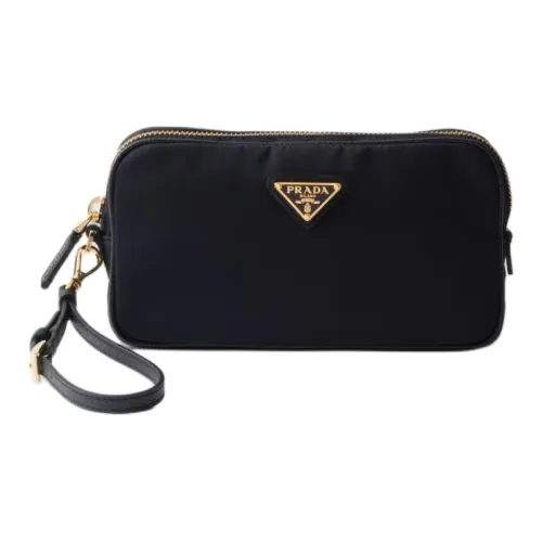 PRADA RE Edition Переработанный нейлон Клатч Женские Морской