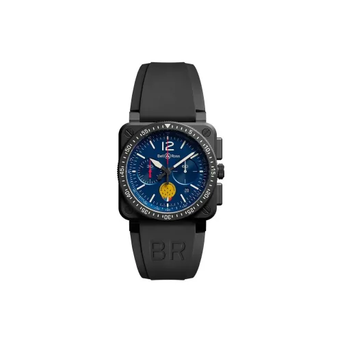 Bell & Ross Автоматические механические мужские часы 42 мм, синие