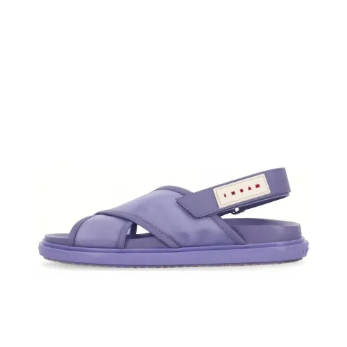 Marni Пляжные сандалии Женские Фиолетовые
