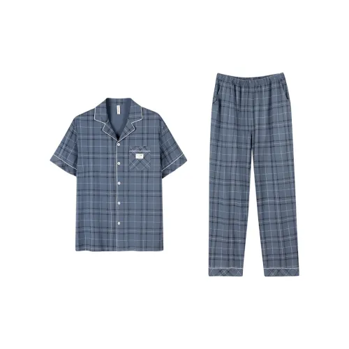 Follow The United States Пижамный комплект Мужской AUTUMN Wave Blue