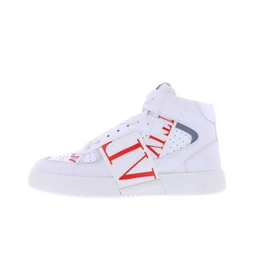 Valentino MID Топ Скейтборд Кроссовки Мужские Белые