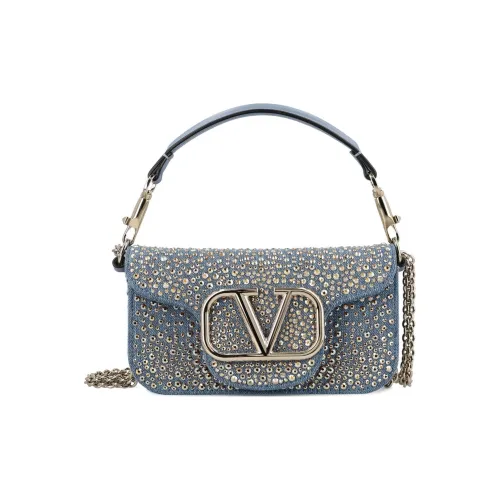 Valentino Хлопок Сумка через плечо Сумка Женская Синяя