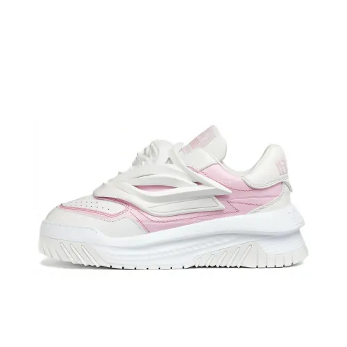 VERSACE La Medusa Низкий Топ Повседневная Обувь Женская Белая