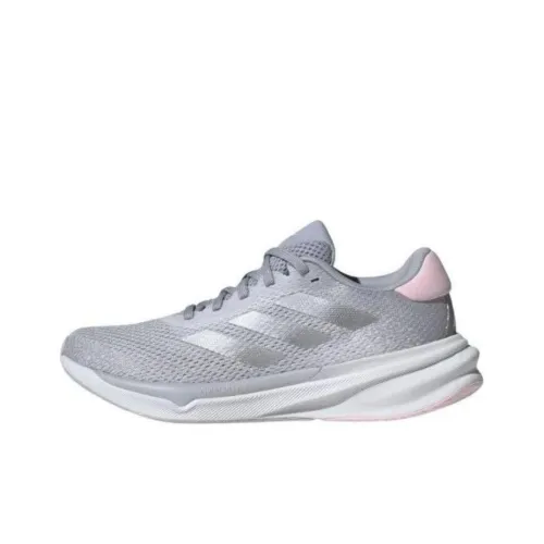 Adidas Supernova 2 Slip-resistant Abrasion-resistant Low Top Беговые кроссовки Женские Серый