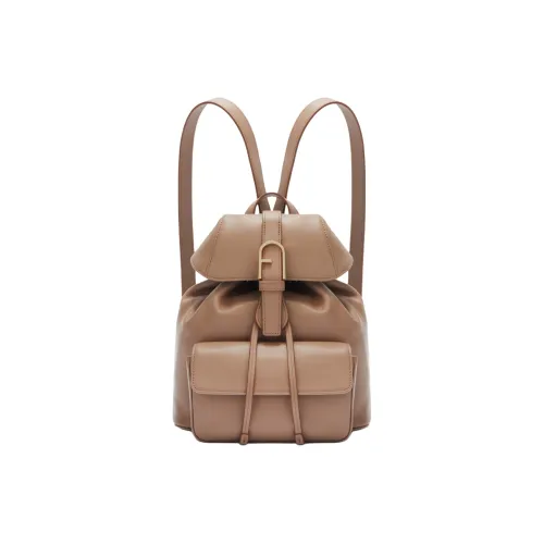Furla Телячья кожа Рюкзак Маленький Женский Коричневый