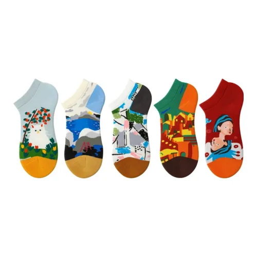 RUMEE FOR No Show Носки Унисекс 5 пар