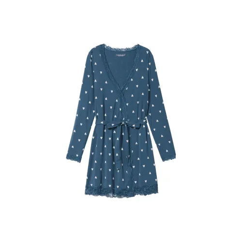 Victoria's Secret Ночная рубашка Женская Зеленая Сердце