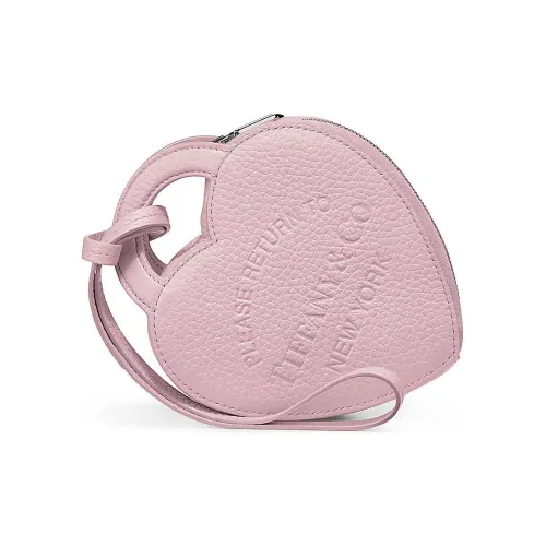 TIFFANY CO. Return To Tiffany Collection Кожа Монета Кошелек Женские Кристалл Розовый