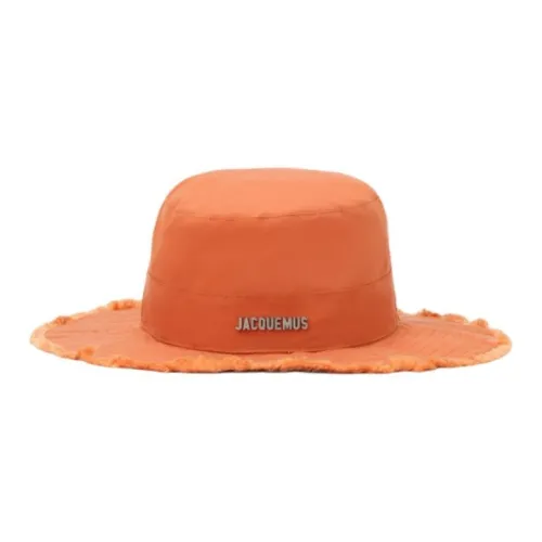 Jacquemus Cotton Bucket Hats Унисекс Оранжевый